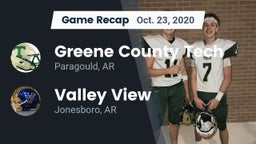 Recap: Greene County Tech  vs. Valley View  2020