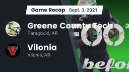 Recap: Greene County Tech  vs. Vilonia  2021