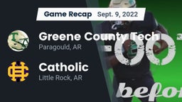 Recap: Greene County Tech  vs. Catholic  2022