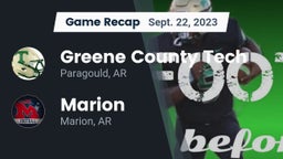Recap: Greene County Tech  vs. Marion  2023