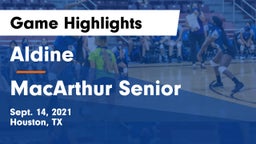 Aldine  vs MacArthur Senior  Game Highlights - Sept. 14, 2021