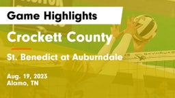 Crockett County  vs St. Benedict at Auburndale   Game Highlights - Aug. 19, 2023