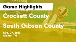 Crockett County  vs South Gibson County  Game Highlights - Aug. 29, 2023
