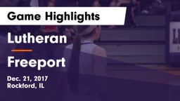 Lutheran  vs Freeport  Game Highlights - Dec. 21, 2017