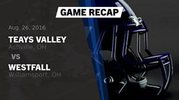 Recap: Teays Valley  vs. Westfall  2016