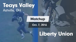 Matchup: Teays Valley High vs. Liberty Union 2016