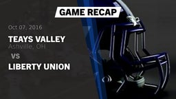 Recap: Teays Valley  vs. Liberty Union 2016