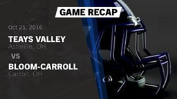 Recap: Teays Valley  vs. Bloom-Carroll  2016