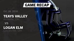 Recap: Teays Valley  vs. Logan Elm  2016