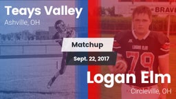 Matchup: Teays Valley High vs. Logan Elm  2017