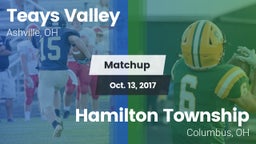 Matchup: Teays Valley High vs. Hamilton Township  2017