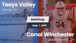 Matchup: Teays Valley High vs. Canal Winchester  2018