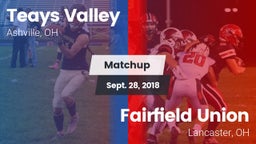 Matchup: Teays Valley High vs. Fairfield Union  2018