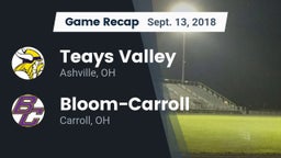 Recap: Teays Valley  vs. Bloom-Carroll  2018