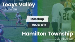 Matchup: Teays Valley High vs. Hamilton Township  2018