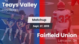 Matchup: Teays Valley High vs. Fairfield Union  2019