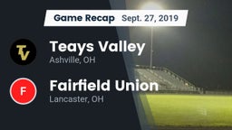 Recap: Teays Valley  vs. Fairfield Union  2019