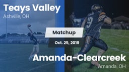 Matchup: Teays Valley High vs. Amanda-Clearcreek  2019
