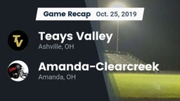 Recap: Teays Valley  vs. Amanda-Clearcreek  2019