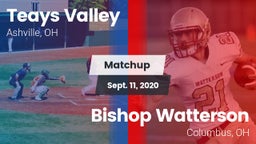 Matchup: Teays Valley High vs. Bishop Watterson  2020