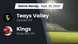Recap: Teays Valley  vs. Kings  2020