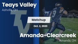 Matchup: Teays Valley High vs. Amanda-Clearcreek  2020