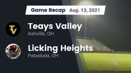 Recap: Teays Valley  vs. Licking Heights  2021