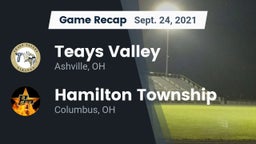 Recap: Teays Valley  vs. Hamilton Township  2021