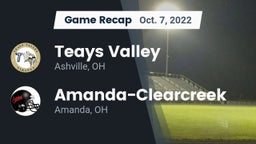 Recap: Teays Valley  vs. Amanda-Clearcreek  2022