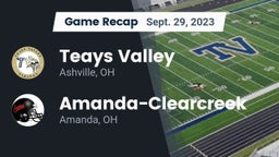 Recap: Teays Valley  vs. Amanda-Clearcreek  2023
