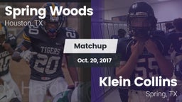 Matchup: Spring Woods High vs. Klein Collins  2017