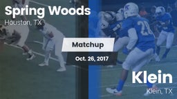 Matchup: Spring Woods High vs. Klein  2017