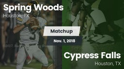 Matchup: Spring Woods High vs. Cypress Falls  2018