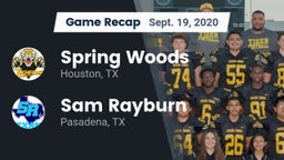 Recap: Spring Woods  vs. Sam Rayburn  2020