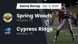 Recap: Spring Woods  vs. Cypress Ridge  2020