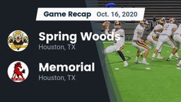 Recap: Spring Woods  vs. Memorial  2020