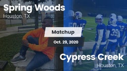 Matchup: Spring Woods High vs. Cypress Creek  2020