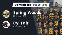 Recap: Spring Woods  vs. Cy-Fair  2023