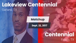 Matchup: Lakeview Centennial vs. Centennial  2017