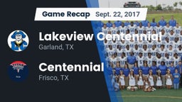Recap: Lakeview Centennial  vs. Centennial  2017