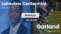 Matchup: Lakeview Centennial vs. Garland  2017