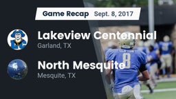 Recap: Lakeview Centennial  vs. North Mesquite  2017