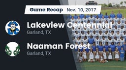 Recap: Lakeview Centennial  vs. Naaman Forest  2017