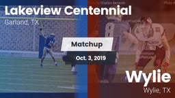 Matchup: Lakeview Centennial vs. Wylie  2019