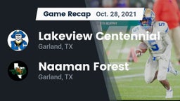 Recap: Lakeview Centennial  vs. Naaman Forest  2021