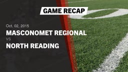 Recap: Masconomet Regional  vs. North Reading  2015