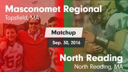 Matchup: Masconomet Regional vs. North Reading  2016