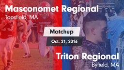 Matchup: Masconomet Regional vs. Triton Regional  2016