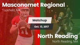 Matchup: Masconomet Regional vs. North Reading  2017