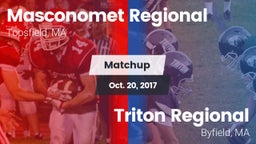 Matchup: Masconomet Regional vs. Triton Regional  2017